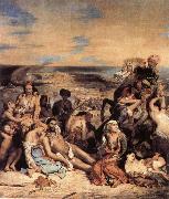 Eugene Delacroix The Massacre on Chios Sweden oil painting artist